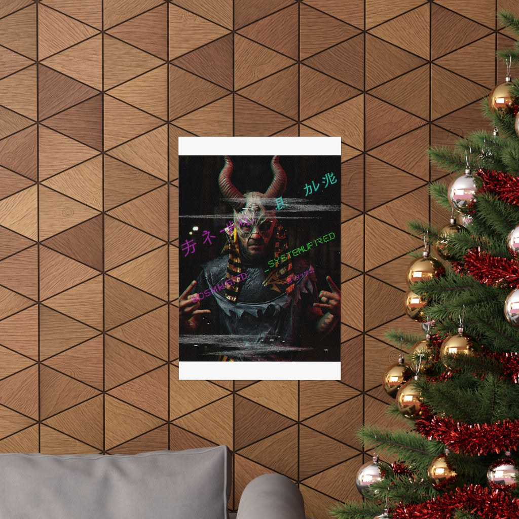 Glitch Culture — Person — Matte Poster