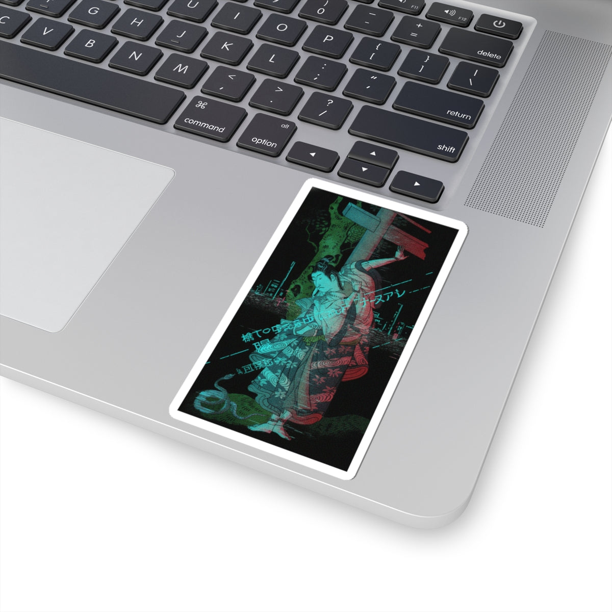 Glitch Culture — Portrait Of An Actor — Kiss-Cut Sticker