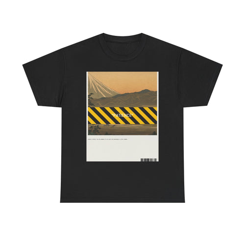 "PATIENCE" graphic tee by Zukkay
