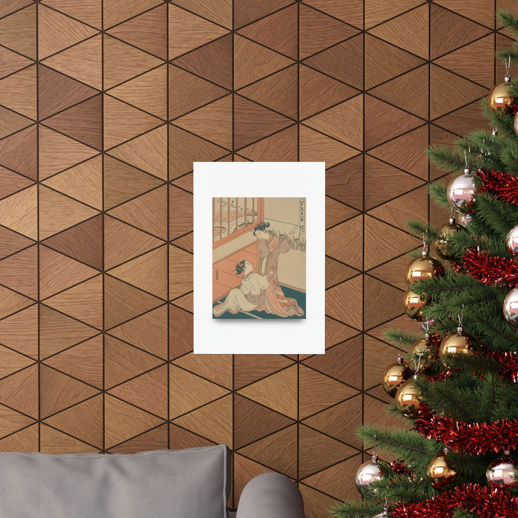 Ecommerce Main — The Flying Down Of Wild Geese At Yoshiwara — Matte Poster