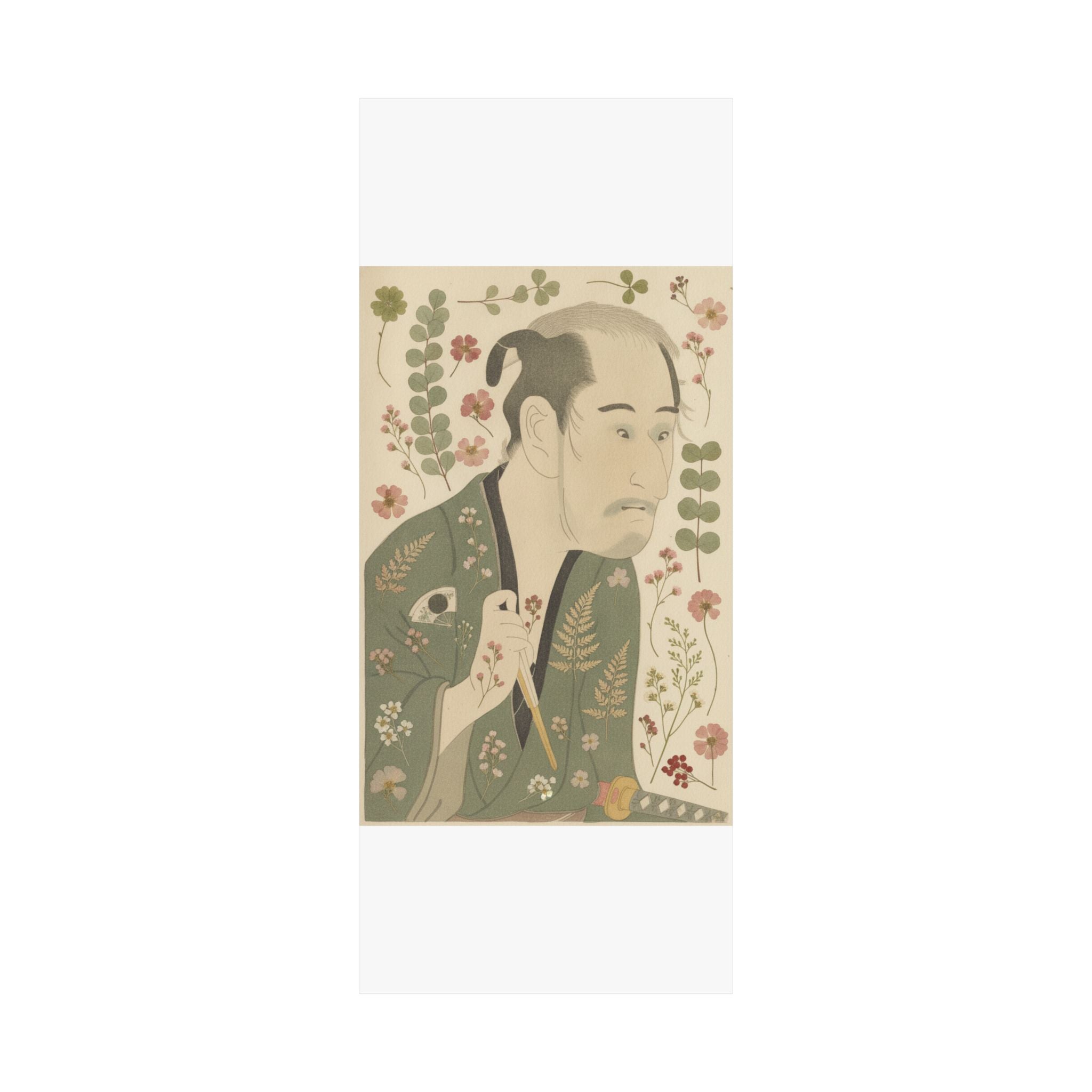 Botanical — The Actor Onoye Matsusuke As A Ronin — Matte Poster