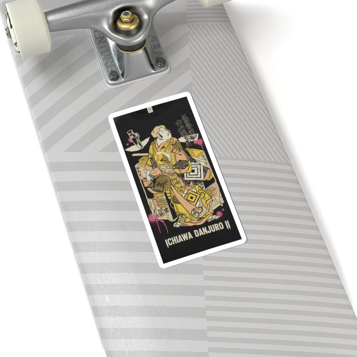 Streetwear Collage — The Actor Ichikawa Danjuro Ii, 1688–1758 — Kiss-Cut Sticker