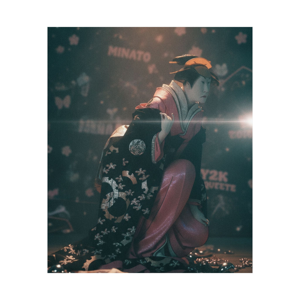 Cinematic — Actor Nakamura Kumetaro Ii As Minato, The Wife Of Yura Hyogonosuke — Matte Poster