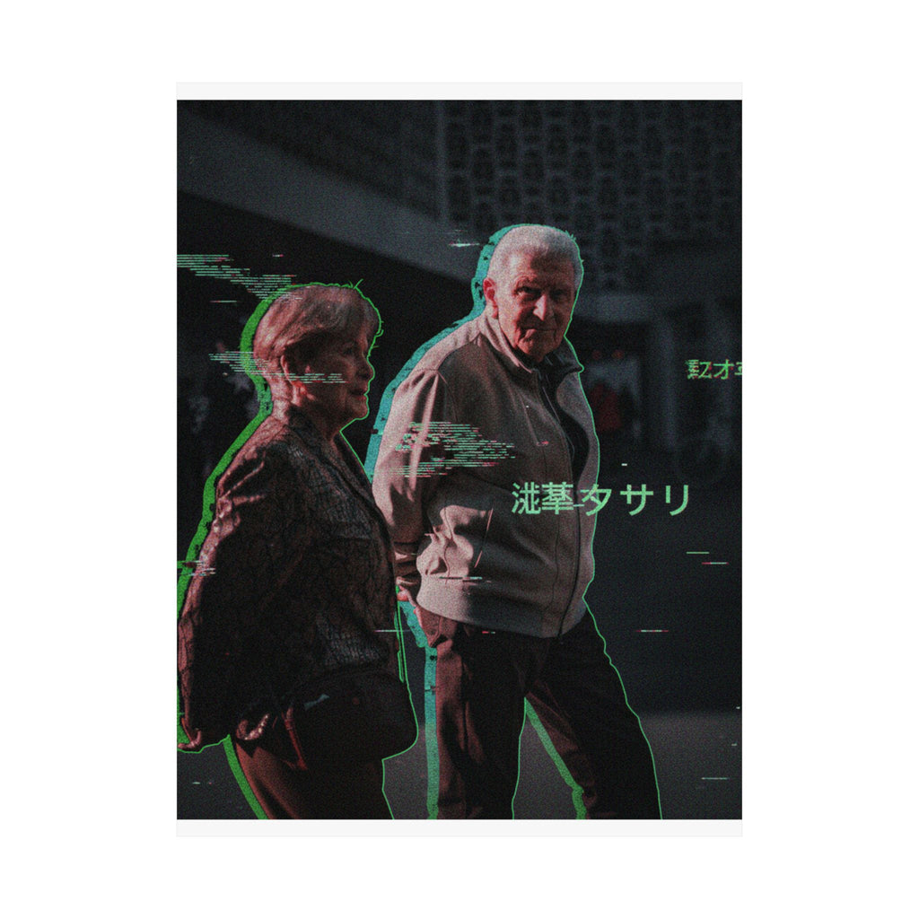 Glitch Culture — Person — Matte Poster