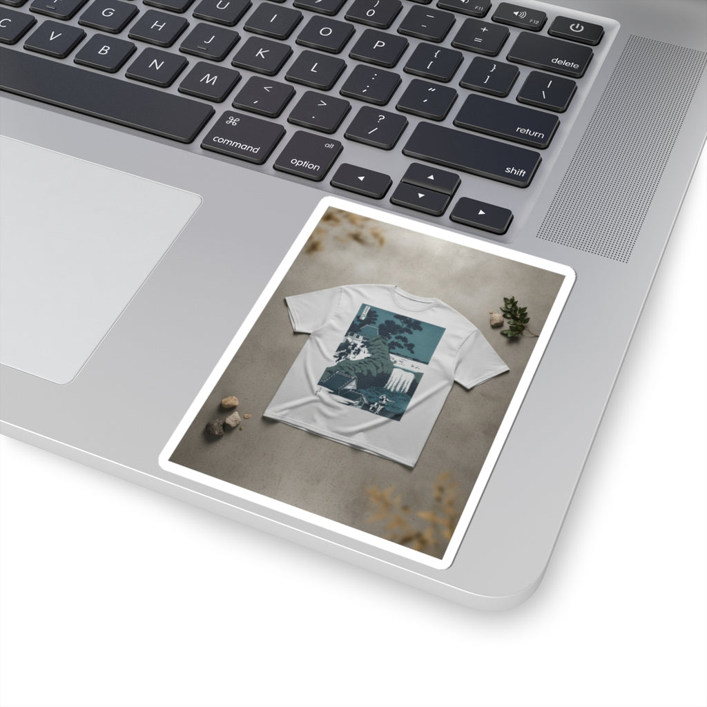 Product Marketing — Fall Of Aoiga Oka, Yedo — Kiss-Cut Sticker