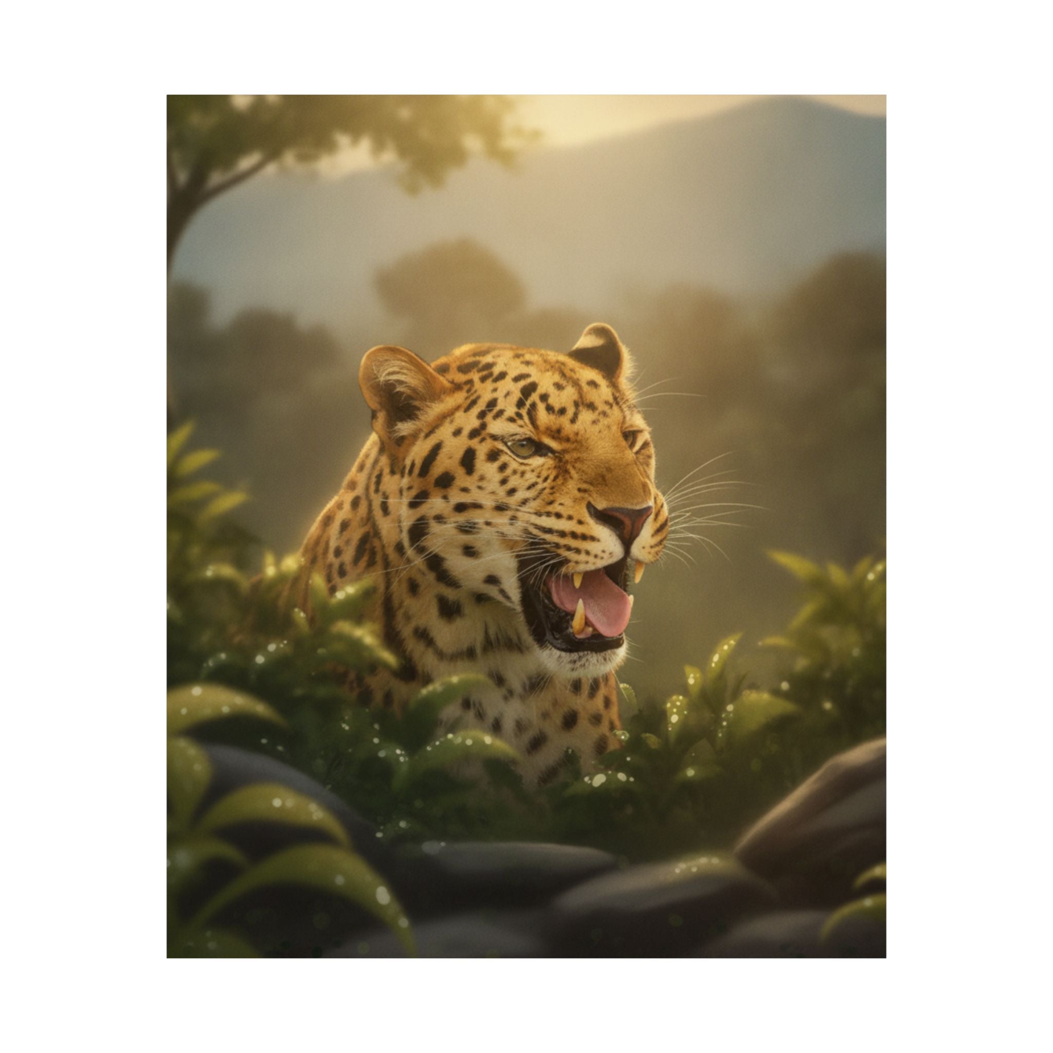 Scenic Nature — Leopard — Matte Poster