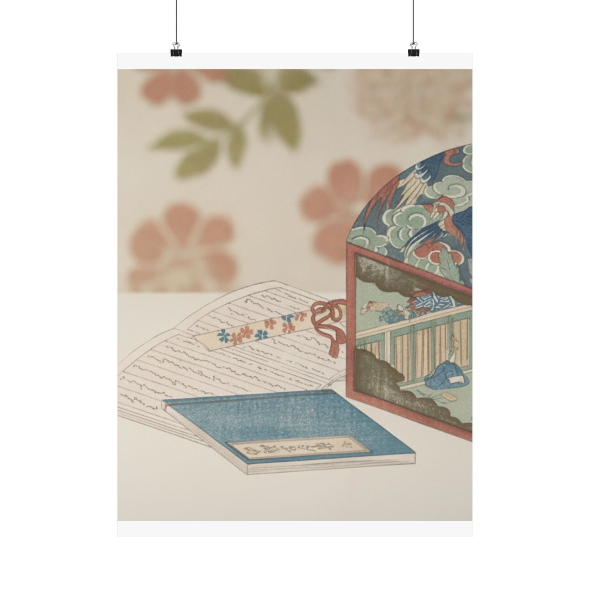Product Marketing — Box And Books — Matte Poster