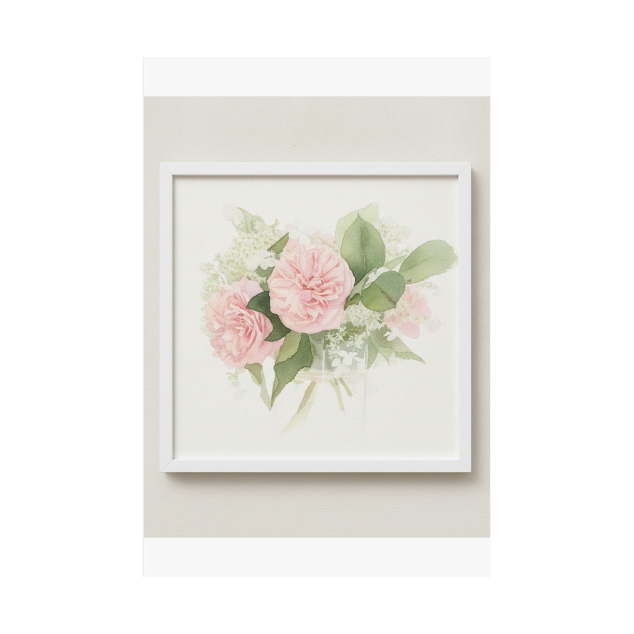 Watercolor — Flower — Matte Poster