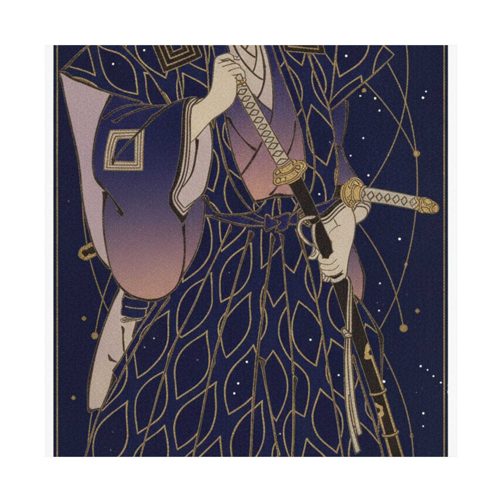 Celestial — Ichikawa Danjuro Vi As Funa Bansaku,Son Of Fuwa Banzayemon — Matte Poster