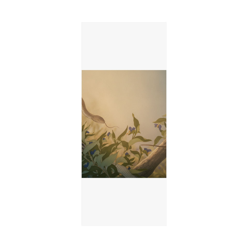 Scenic Nature — Rat Snake (Hebi); Lizard Or Skink (Tokage), From The Picture Book Of Crawling Cr — Matte Poster