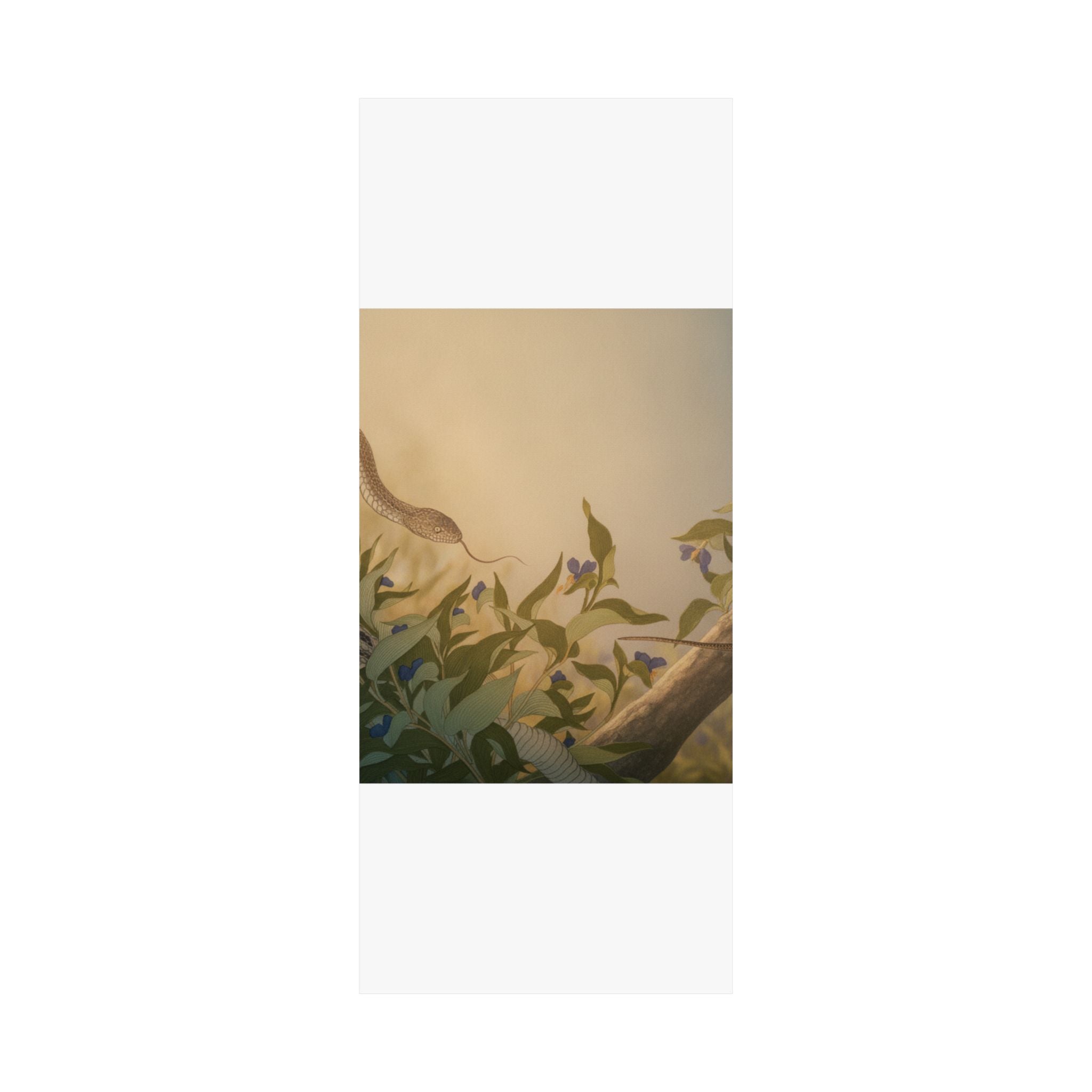 Scenic Nature — Rat Snake (Hebi); Lizard Or Skink (Tokage), From The Picture Book Of Crawling Cr — Matte Poster