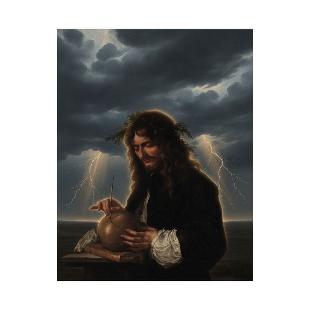 Dramatic Storm — Person — Matte Poster