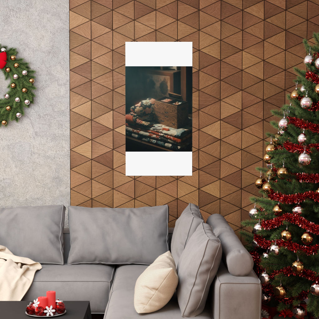 Cinematic — Lady'S Work-Box And Bed Clothing — Matte Poster