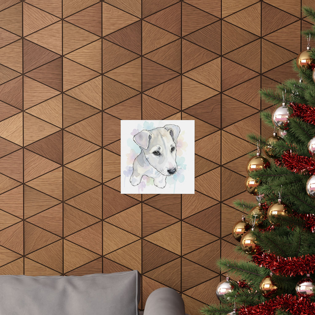 Watercolor — Dog — Matte Poster