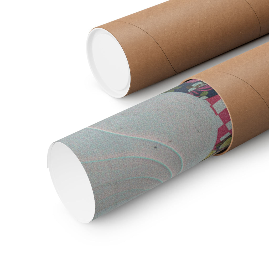 Glitch Culture — Rolls Of Cloth, Cotton And Yarn — Matte Poster