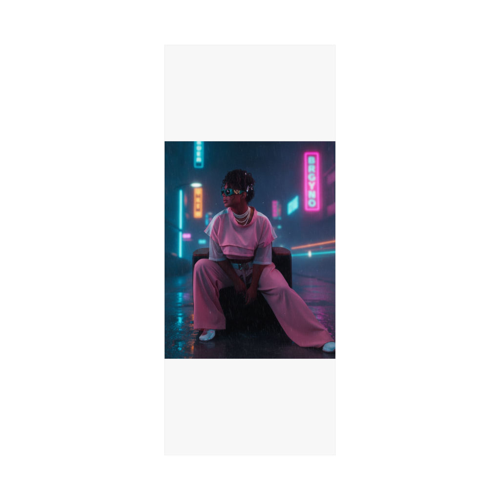 Neon Noir — Person — Matte Poster