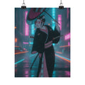 Neon Noir — The Third Ichikawa Yaozo In The Role Of The Otokodate Sukeroku — Matte Poster