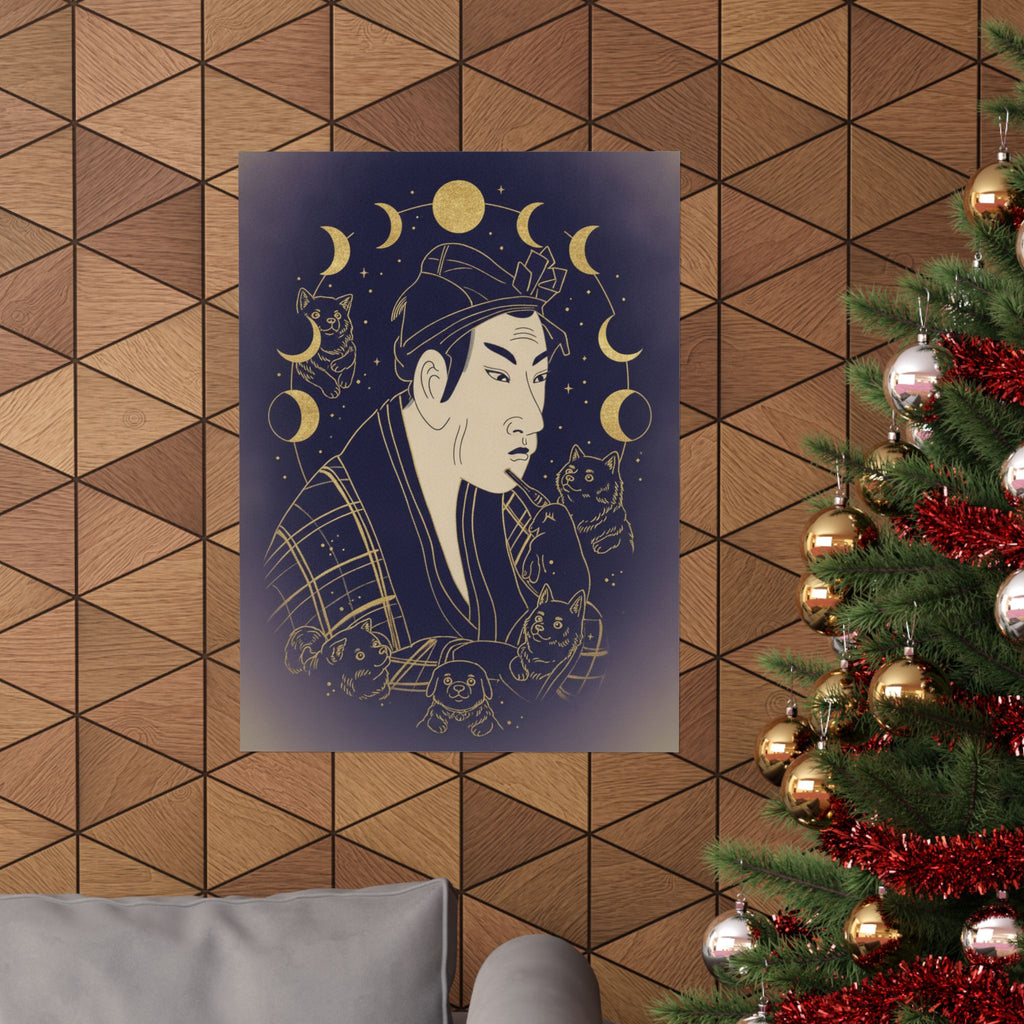 Celestial — The Actor Matsumoto Koshiro As Banzuin Chobei — Matte Poster