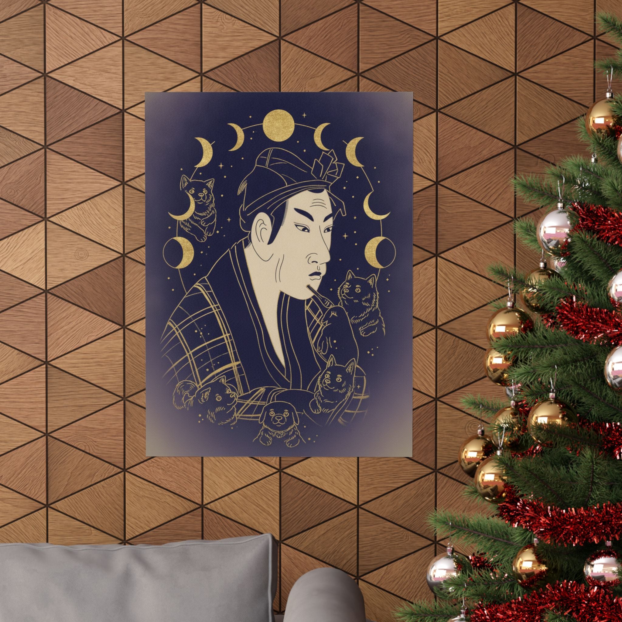 Celestial — The Actor Matsumoto Koshiro As Banzuin Chobei — Matte Poster