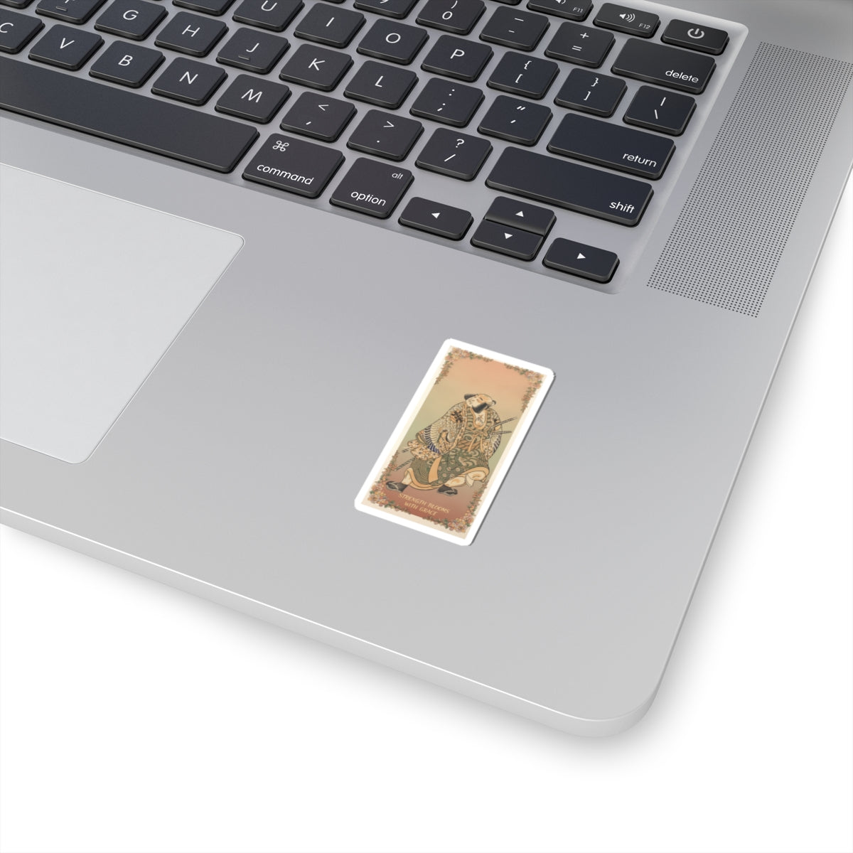 Affirmation — The Actor Nakamura Nakazo As A Warrior — Kiss-Cut Sticker