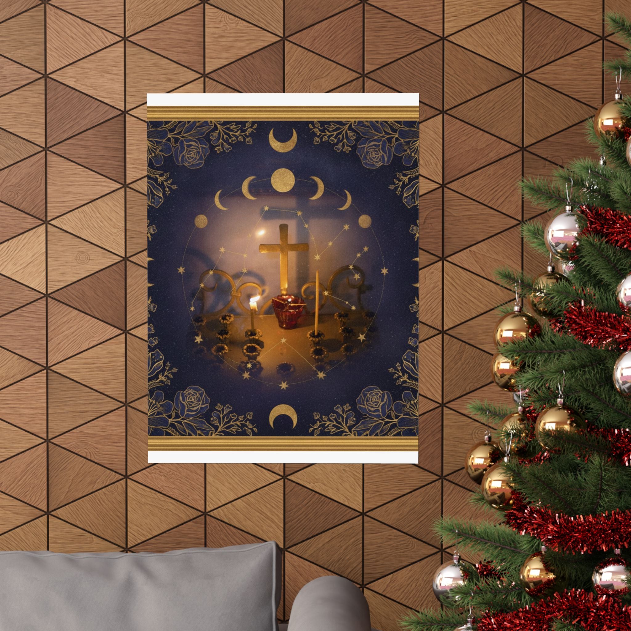 Celestial — Candle — Matte Poster