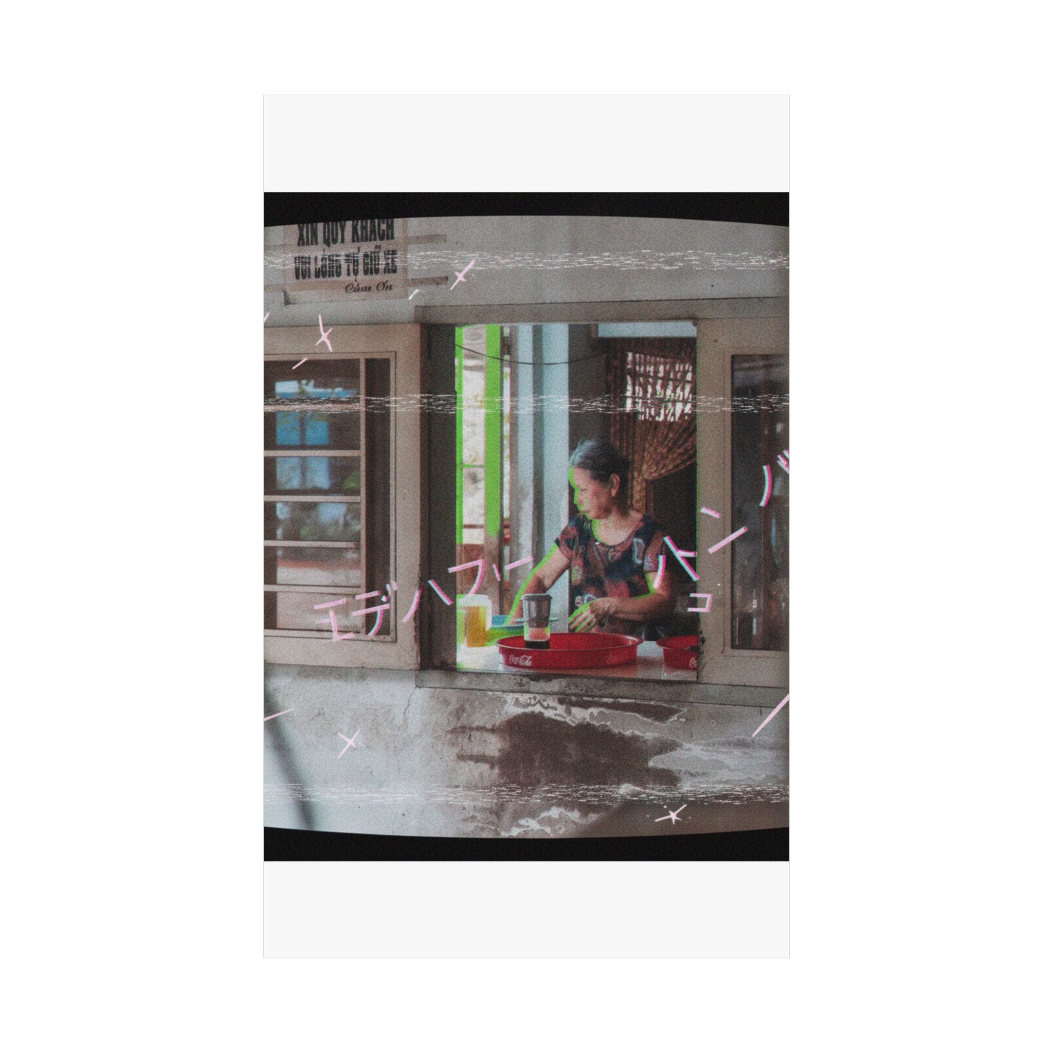 Glitch Culture — Person — Matte Poster