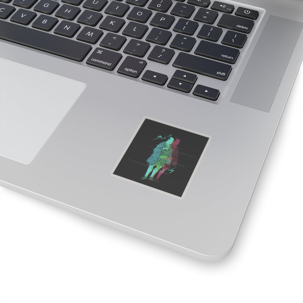 Glitch Culture — The Fourth Matsumoto Koshiro As A Man Dressed In A Short Kimono — Kiss-Cut Sticker