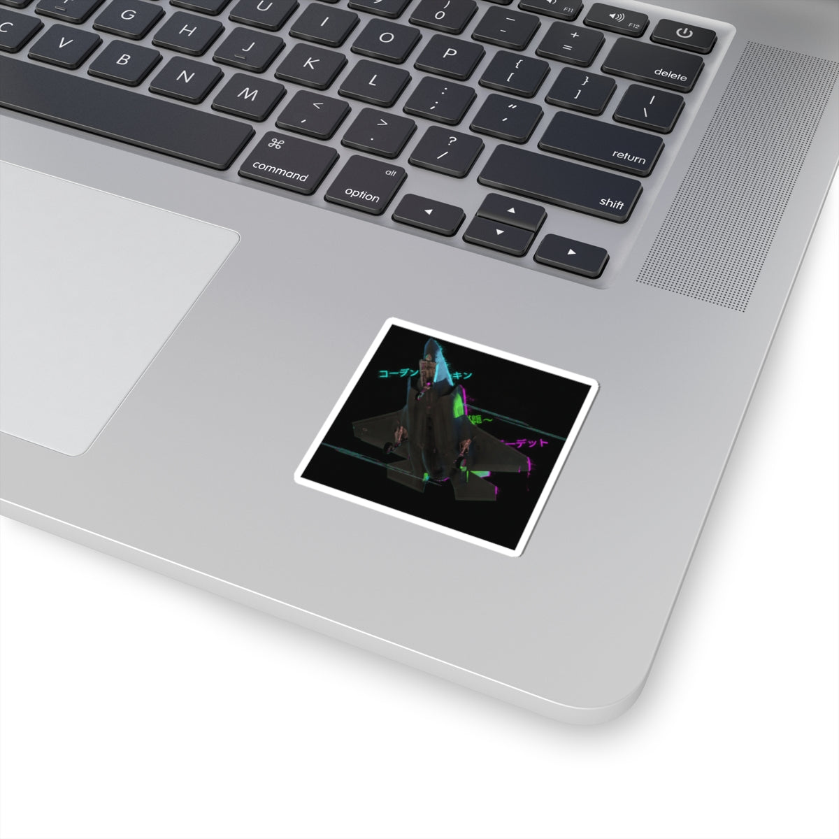 Glitch Culture — Plane — Kiss-Cut Sticker