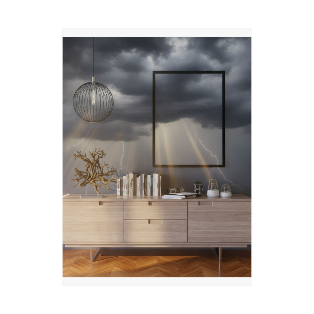 Dramatic Storm — Interior — Matte Poster