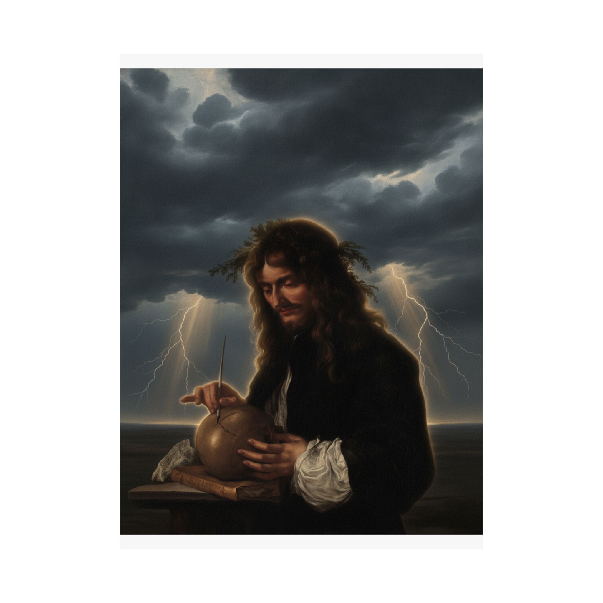 Dramatic Storm — Person — Matte Poster