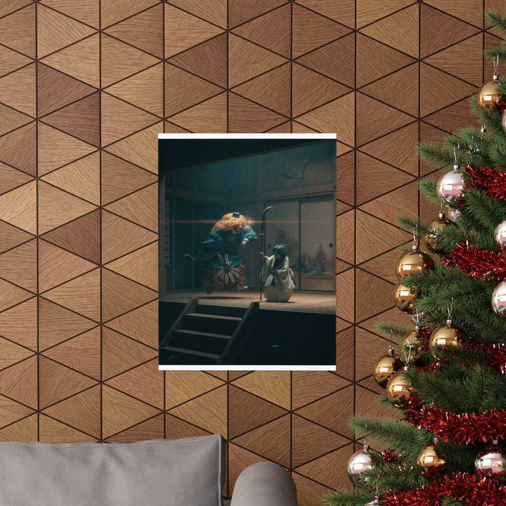 Cinematic — Scene From Noh Dance — Matte Poster