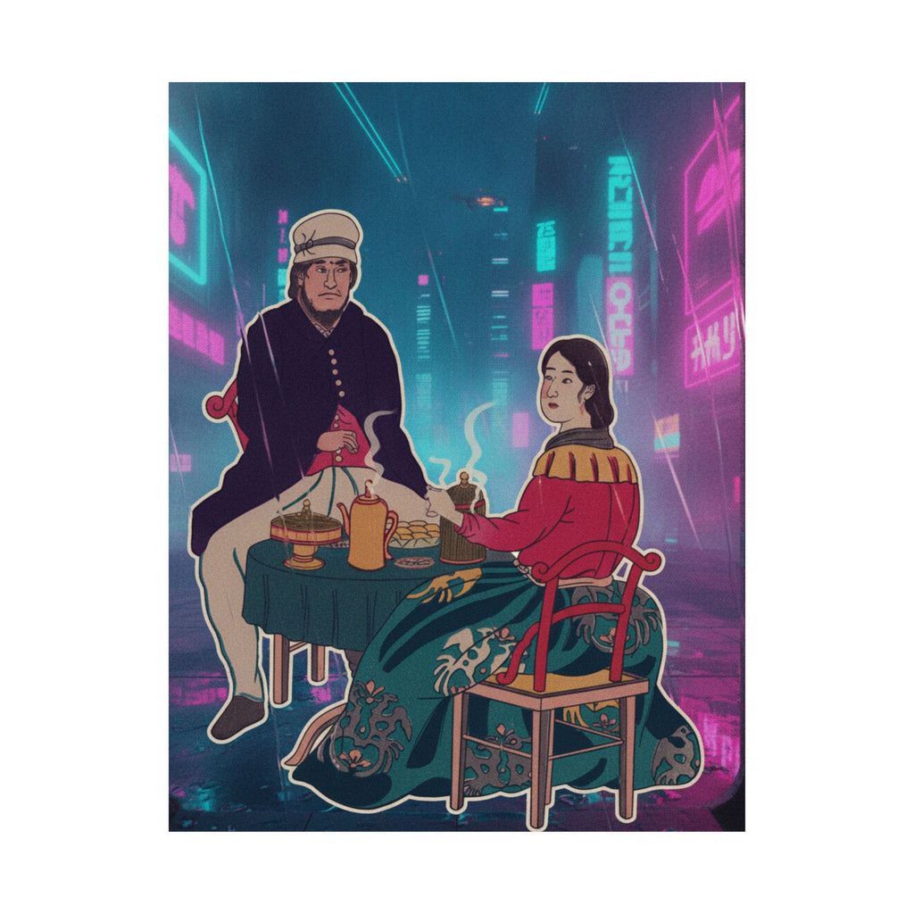 Neon Noir — Amerikajin — Matte Poster