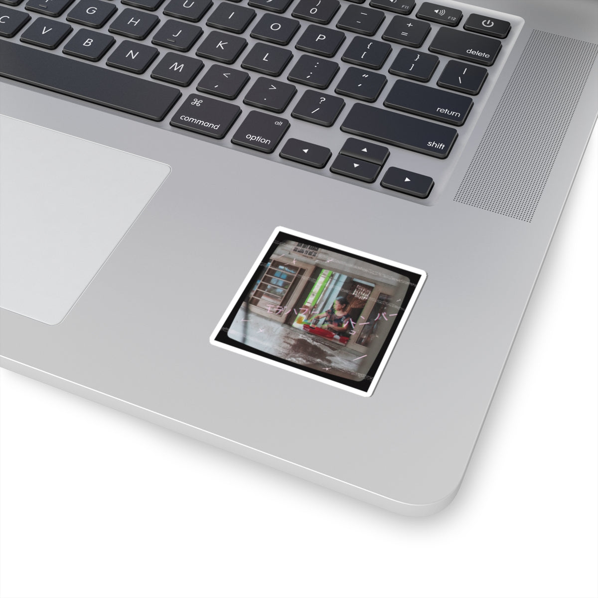 Glitch Culture — Person — Kiss-Cut Sticker