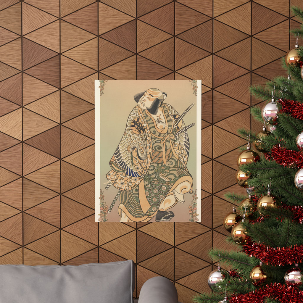 Affirmation — The Actor Nakamura Nakazo As A Warrior — Matte Poster