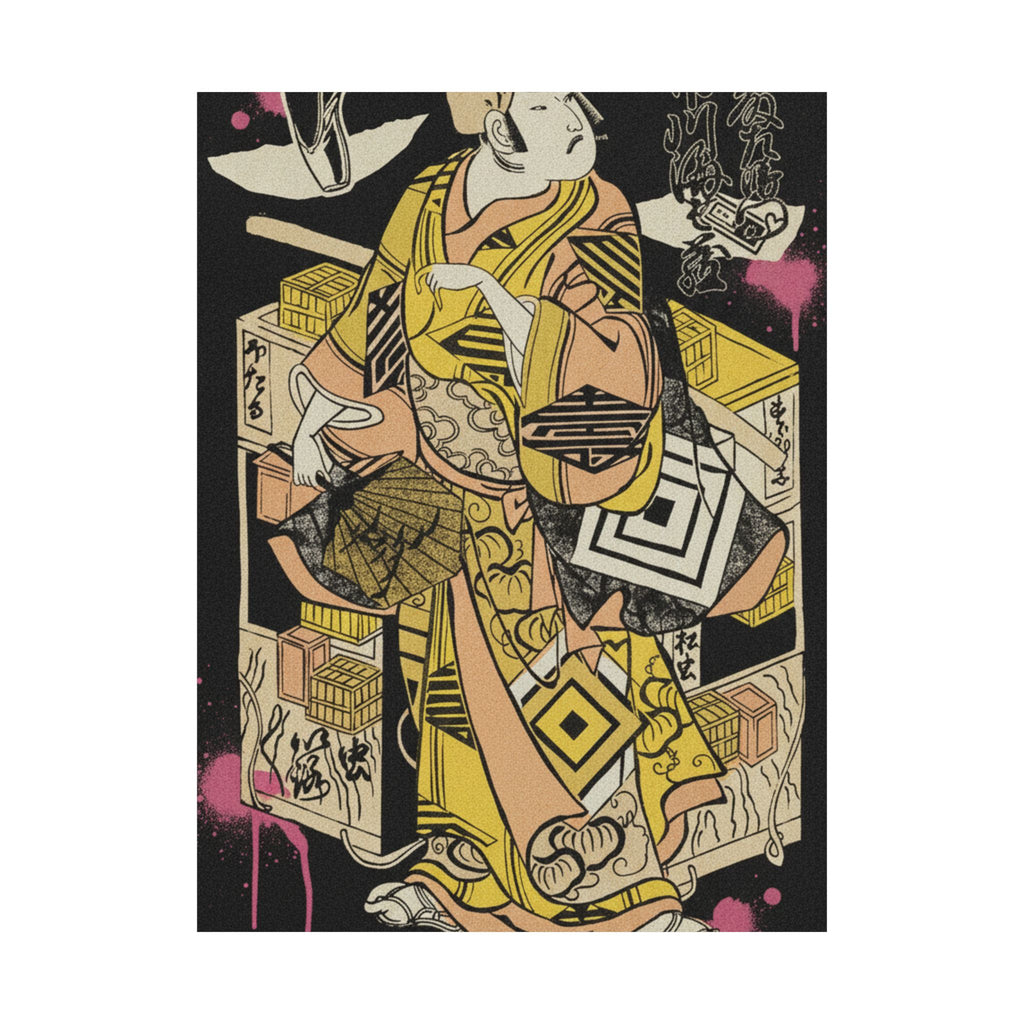 Streetwear Collage — The Actor Ichikawa Danjuro Ii, 1688–1758 — Matte Poster