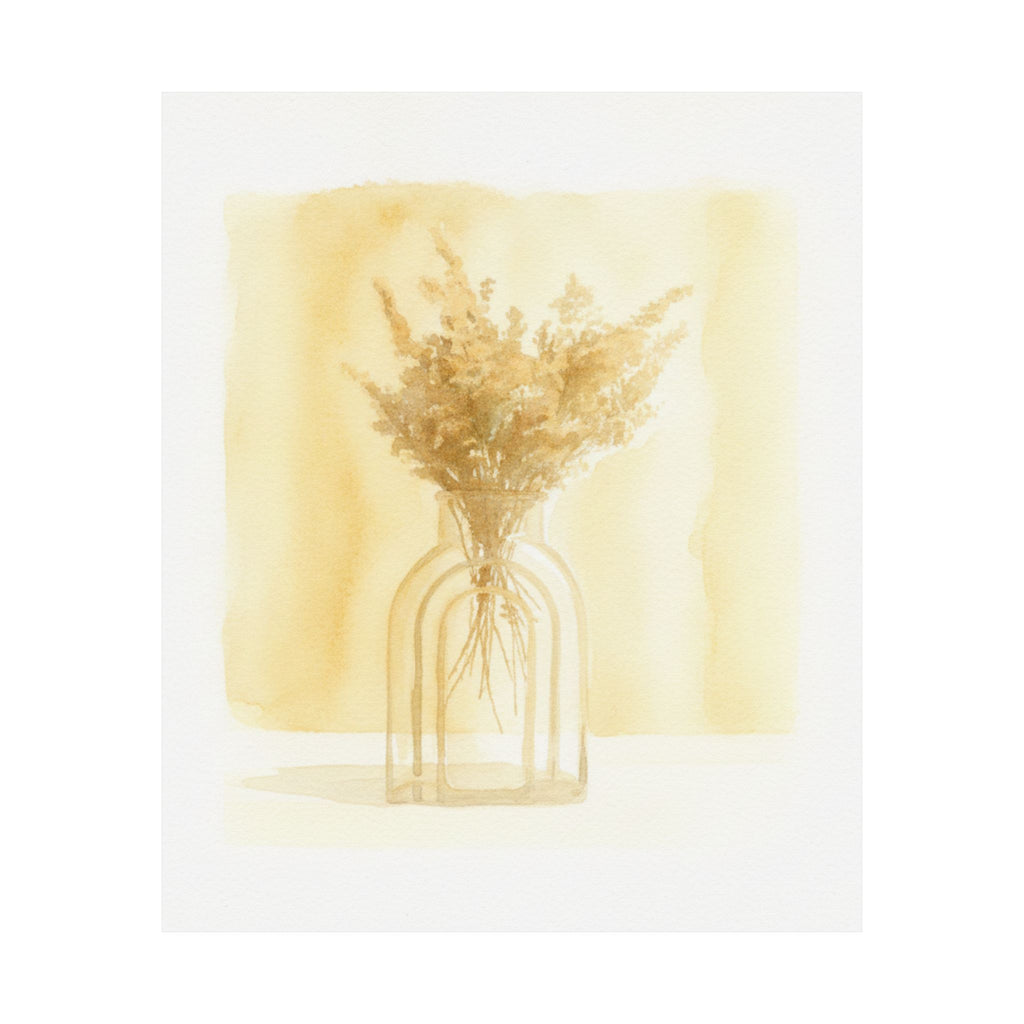 Watercolor — Flowers — Matte Poster