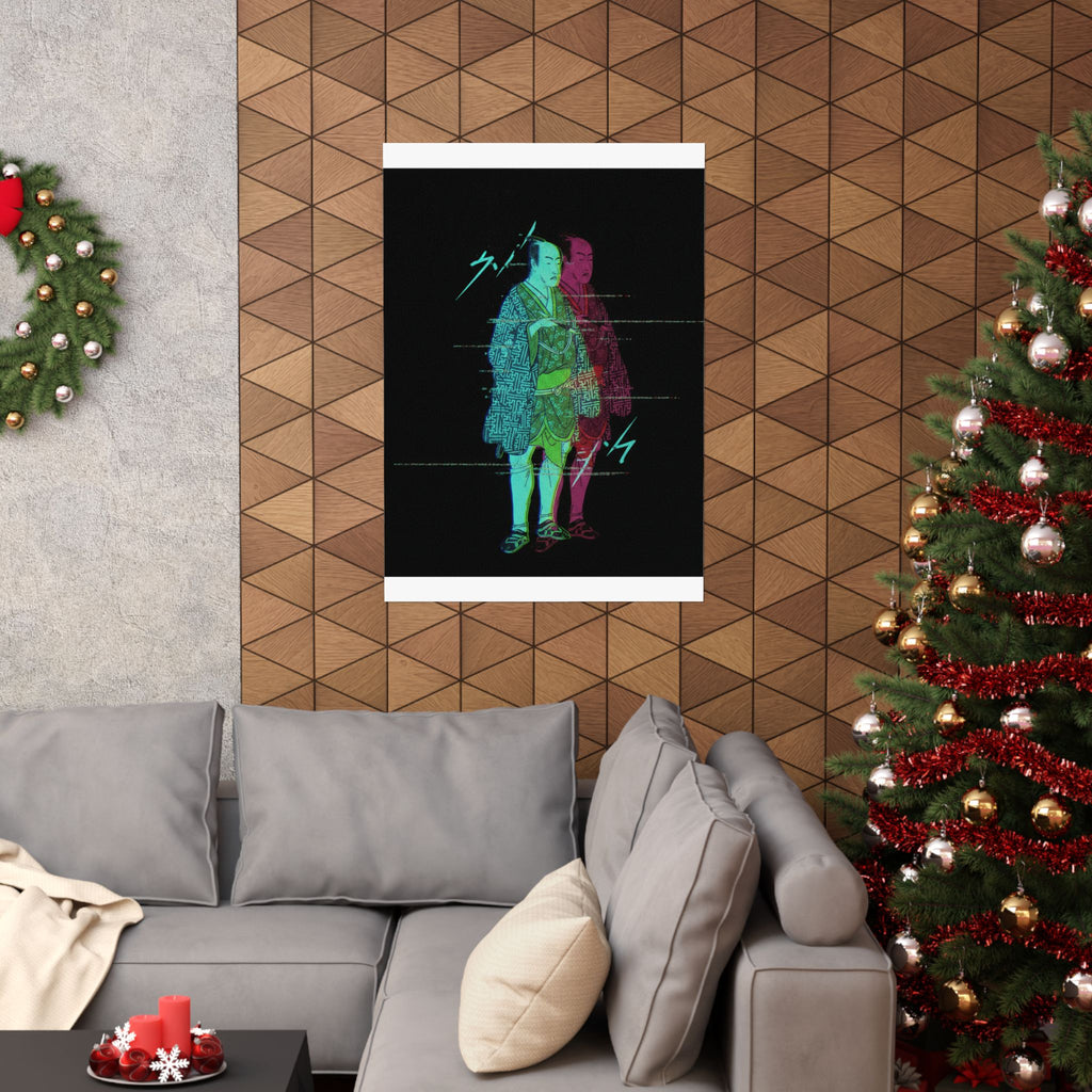 Glitch Culture — The Fourth Matsumoto Koshiro As A Man Dressed In A Short Kimono — Matte Poster
