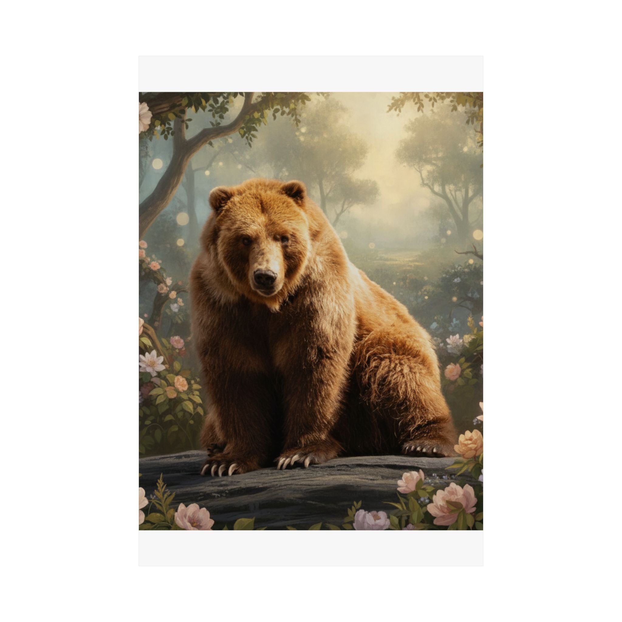 Scenic Nature — Bear — Matte Poster