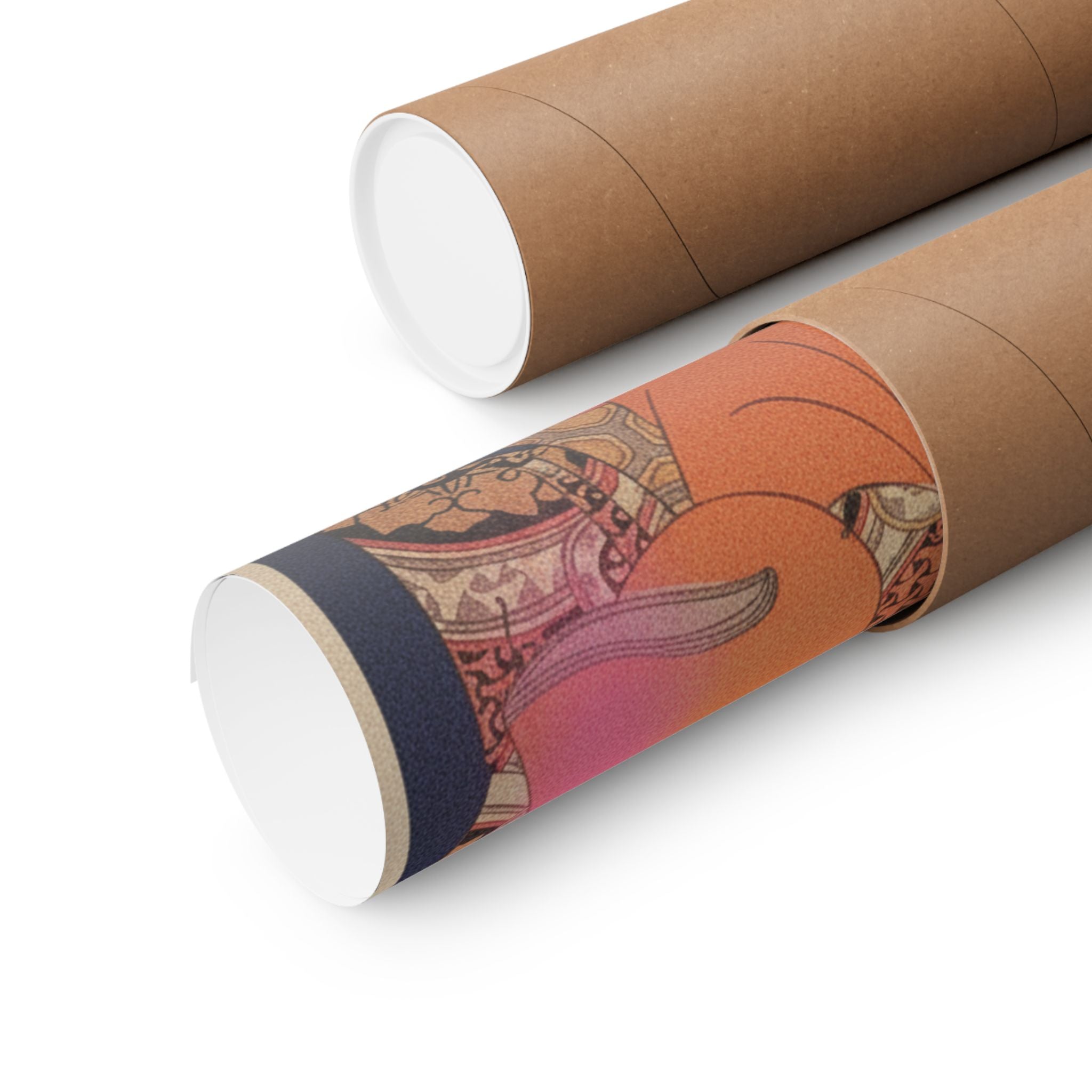 Japanese Street — Geisha, Probably A Singing Girl — Matte Poster