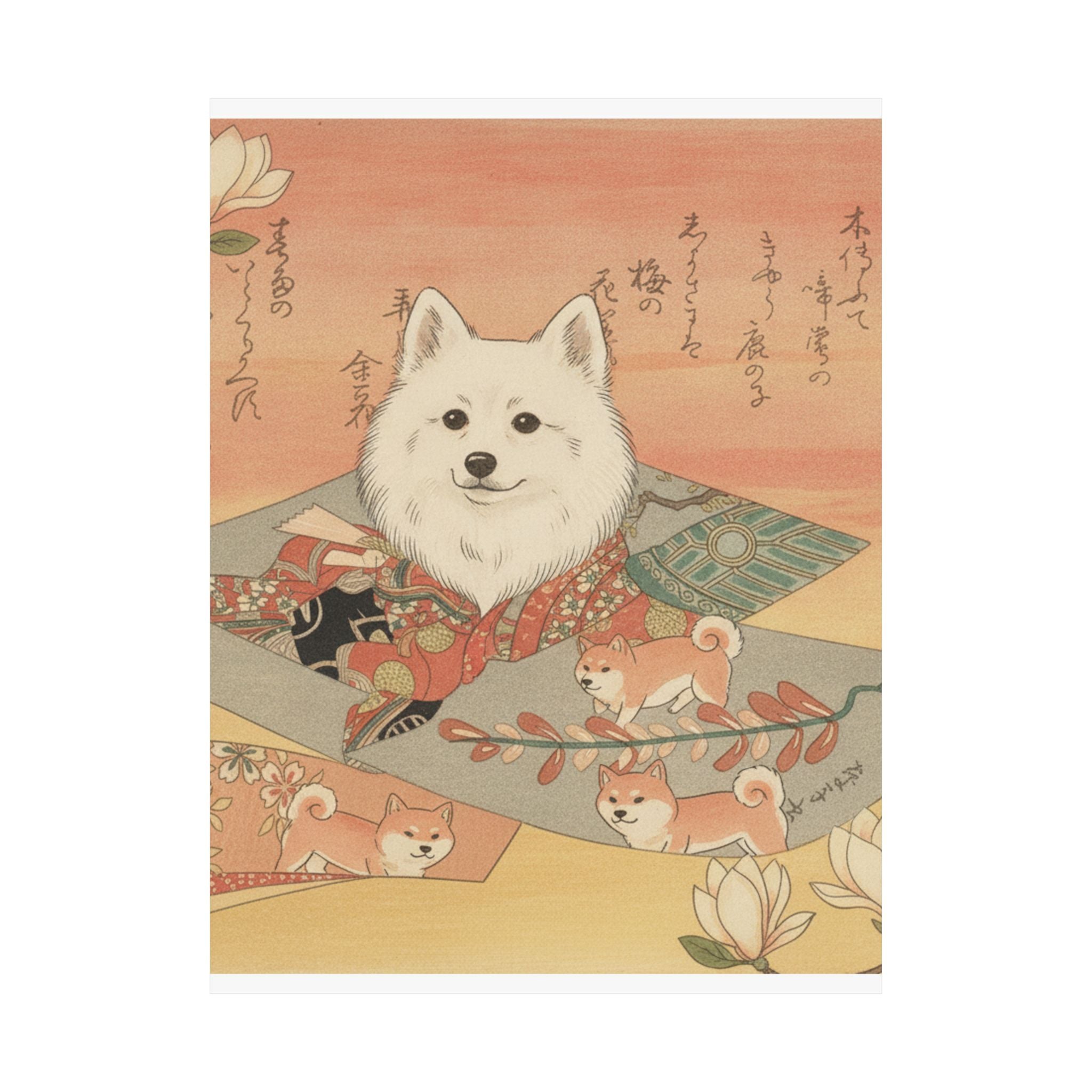 Southern Sunset — Representation Of The Dance-Play "Dōjōji" — Matte Poster