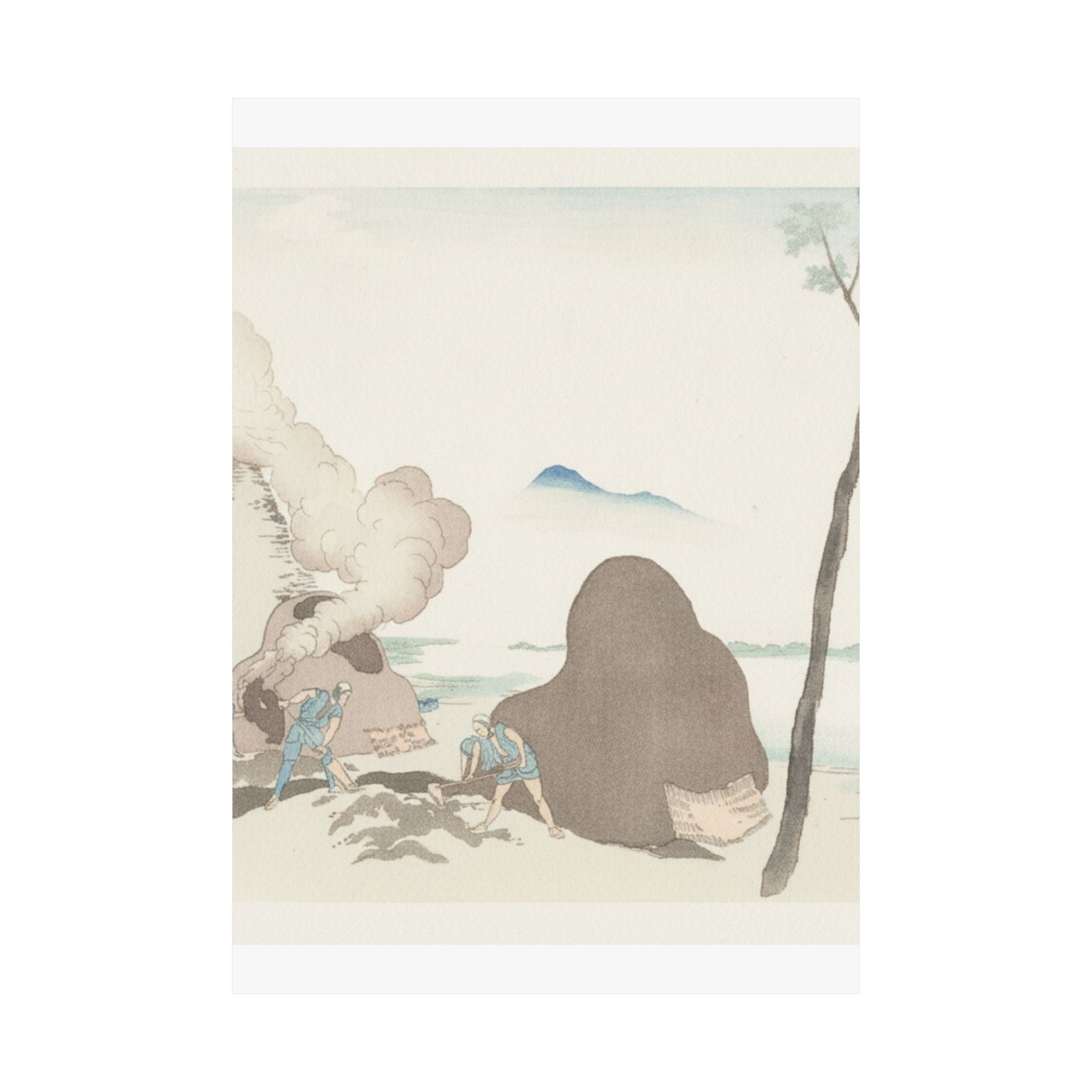 Watercolor — Asakusa Imado — Matte Poster