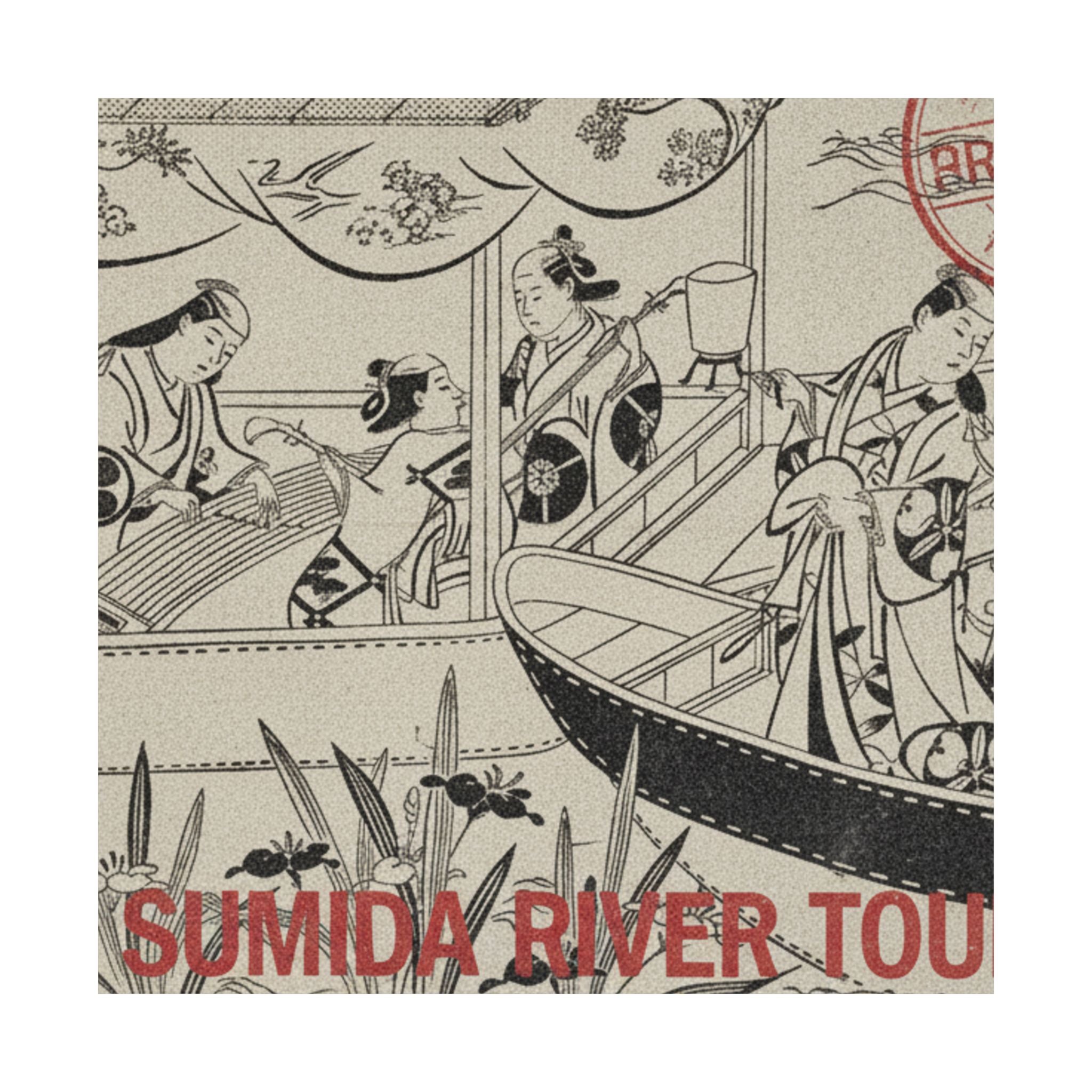 Vintage Bootleg — An Actor'S Boating Party On The Sumida River — Matte Poster