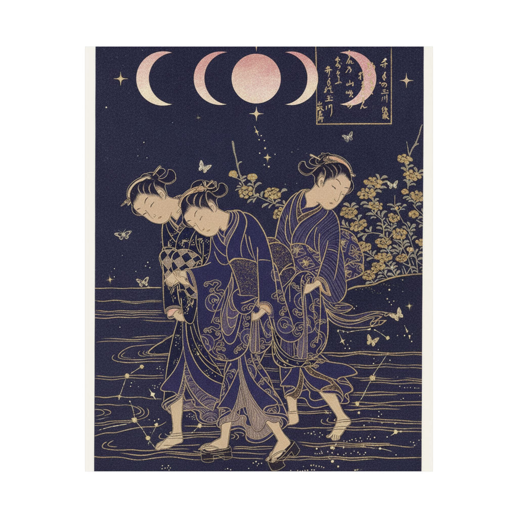 Celestial — The Tama River At Ide, Yamashiro Province — Matte Poster