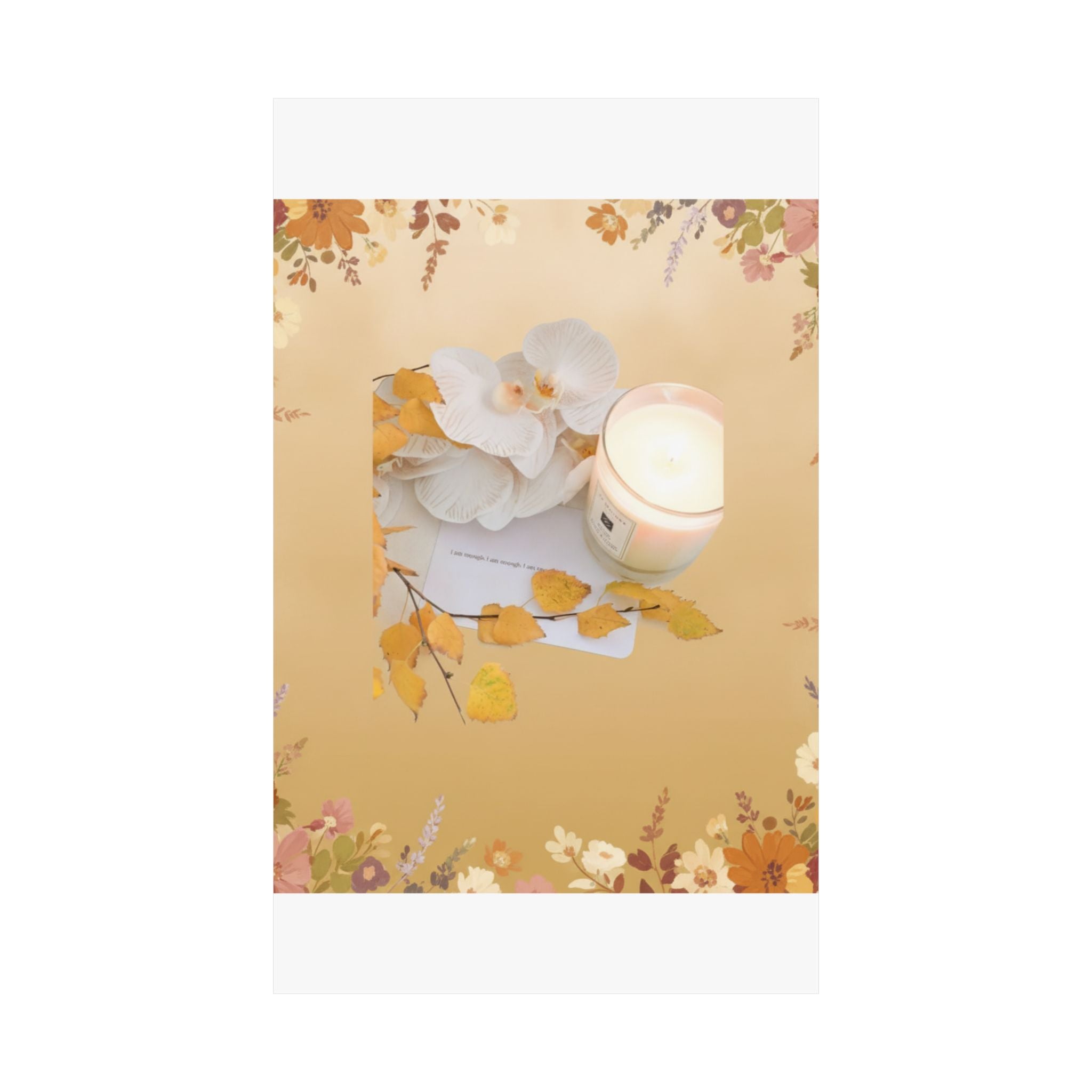 Affirmation — Candle — Matte Poster