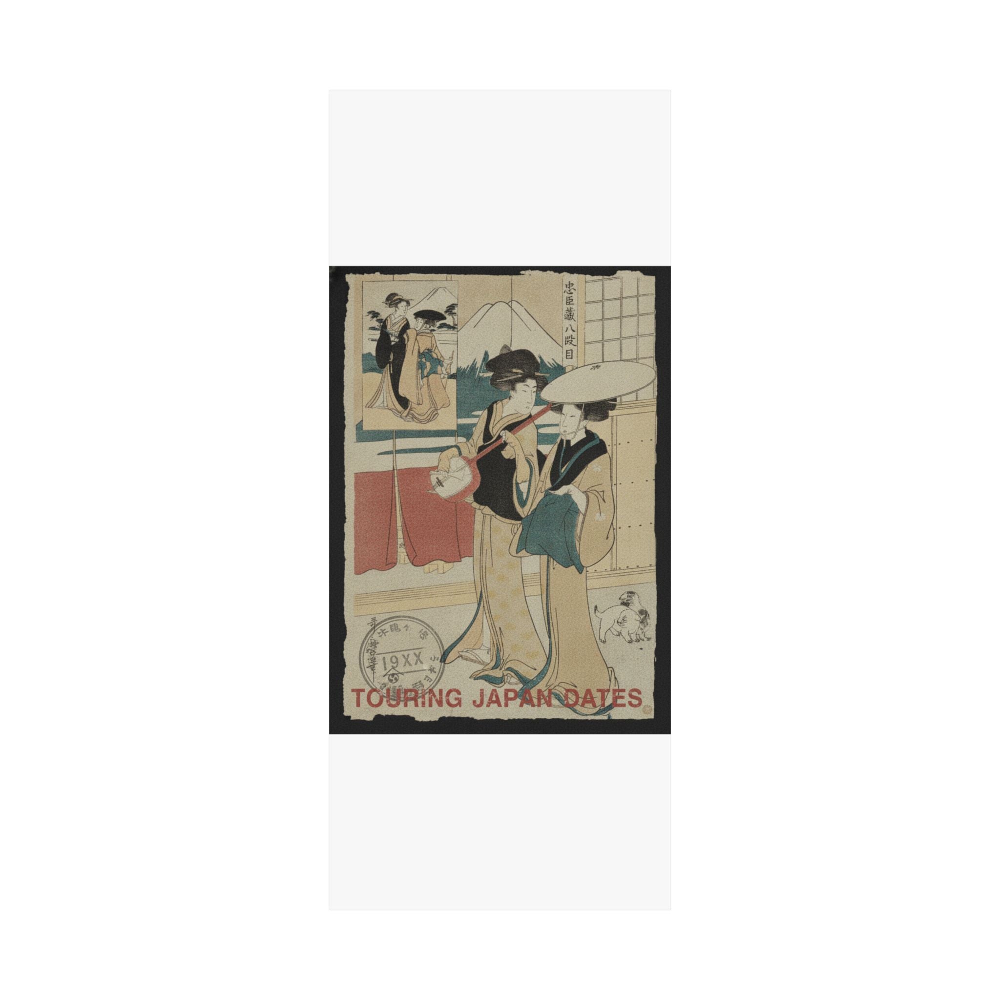 Vintage Bootleg — Two Tori-Oi, Or Itinerant Women Musicians Of The Eta Class — Matte Poster