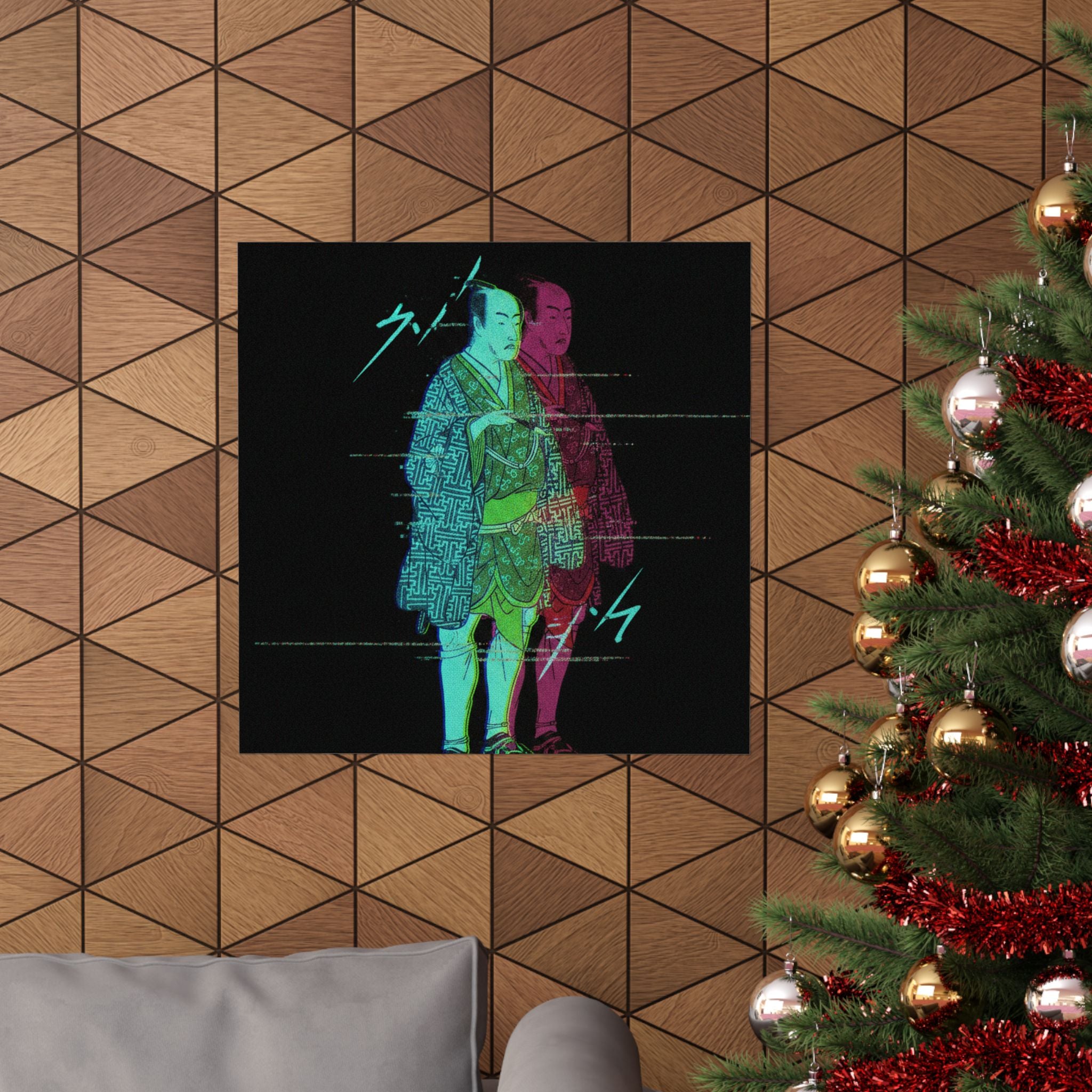 Glitch Culture — The Fourth Matsumoto Koshiro As A Man Dressed In A Short Kimono — Matte Poster