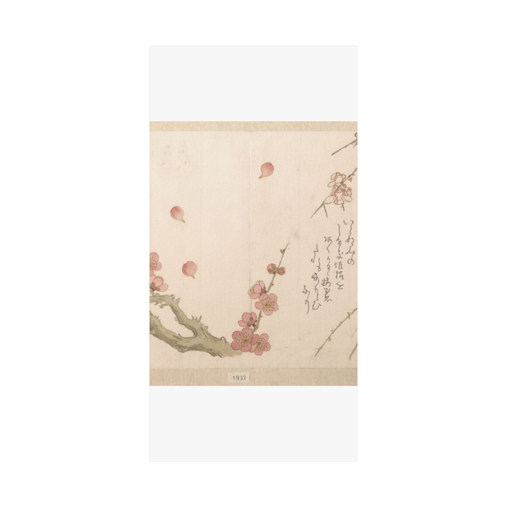 Botanical — Plum Blossom — Matte Poster