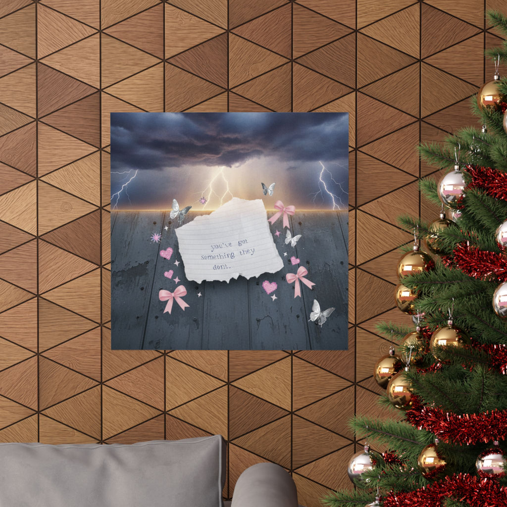 Dramatic Storm — Note — Matte Poster