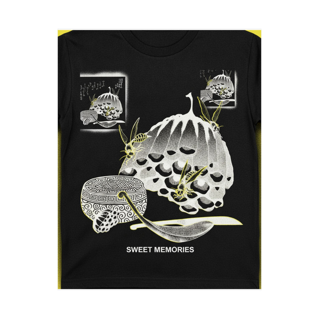Streetwear Collage — Hives With Wasps, And A Box With A Spoon For Honey — Matte Poster