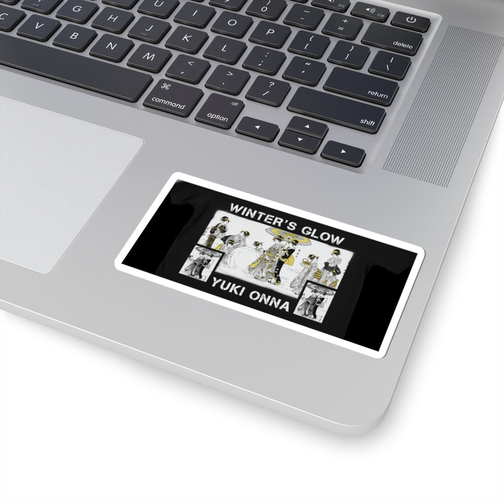 Streetwear Collage — Courtesans And Attendants Making A Giant Snowball — Kiss-Cut Sticker